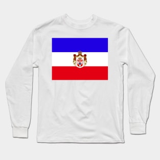 Yugoslavia coat of arms flag Long Sleeve T-Shirt